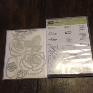 Stampin Up rose garden